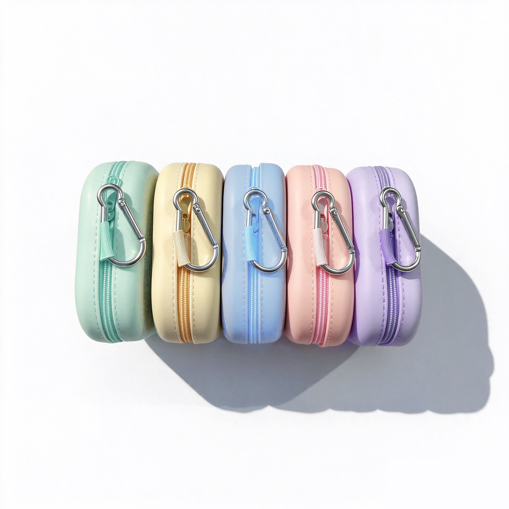 Macaron Travel Foldable Silicone Pet Bowl