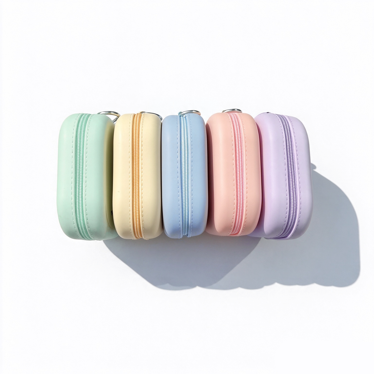 Macaron Travel Foldable Silicone Pet Bowl