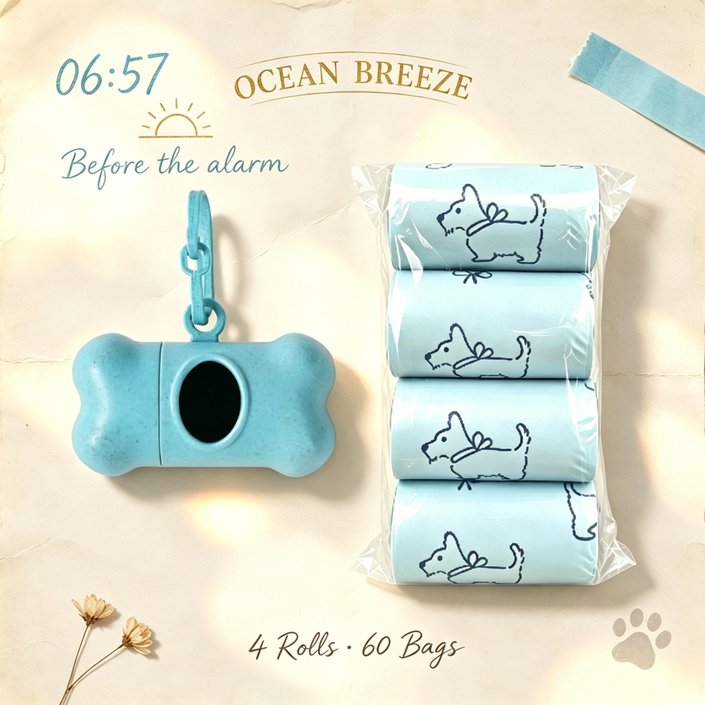 SCENTHOUR Scented Waste Bags · 4 Rolls with Dispenser