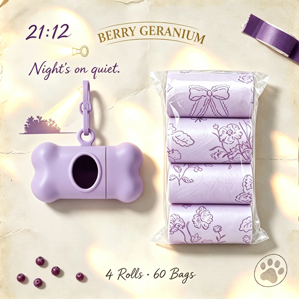 SCENTHOUR Scented Waste Bags · 4 Rolls with Dispenser