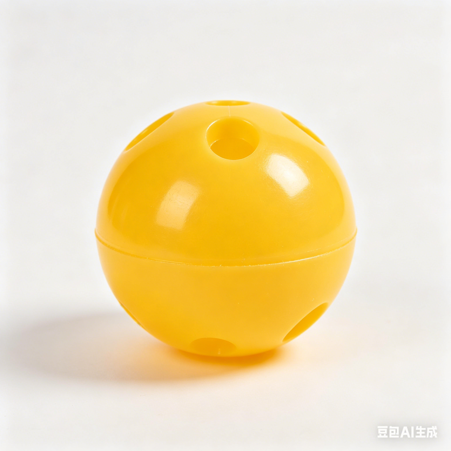 Dogs Playing Ball Colorful Plastic