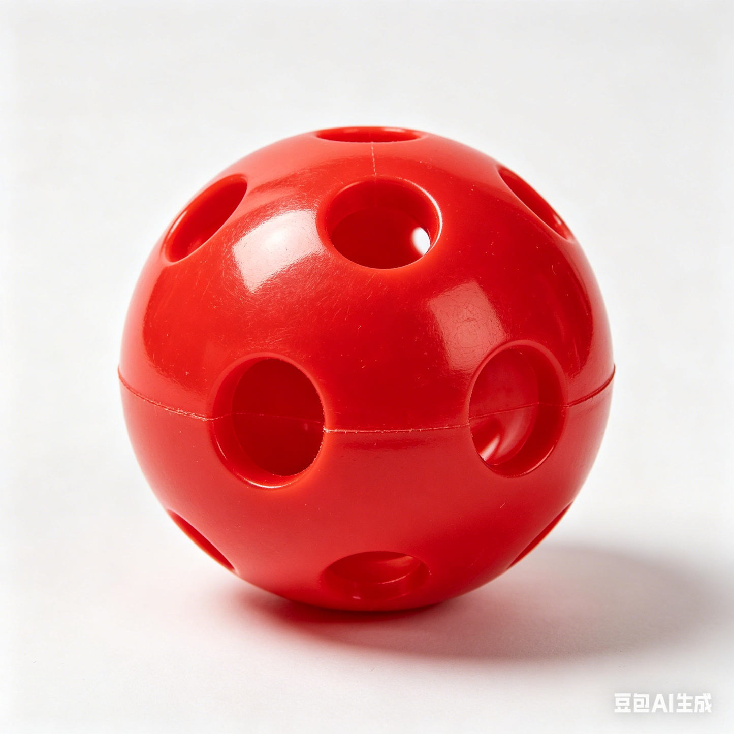 Dogs Playing Ball Colorful Plastic